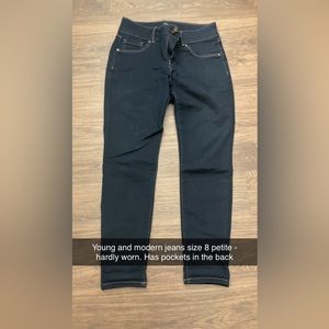 Womens Young and Modern jeans. Size 8 petite.